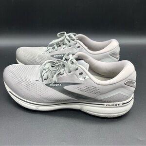Brooks Ghost 15 Men’s Size 13 Wide 2E EE Running Shoes Gray 1103934E098